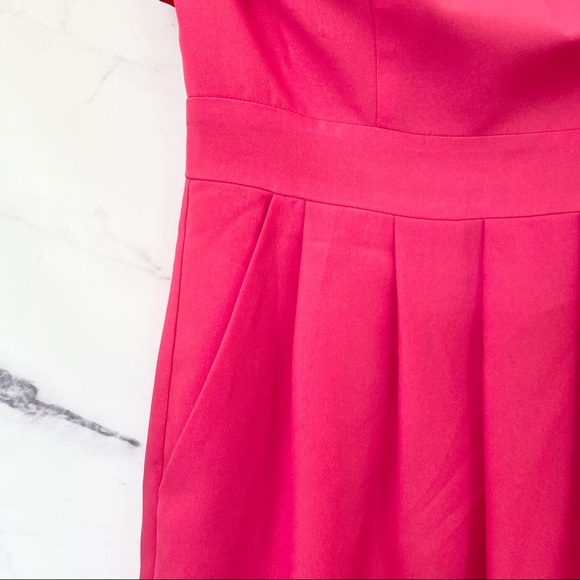 BCBGeneration Hot Pink Strapless Dress w/ Pockets Size 0 - Picture 3 of 12